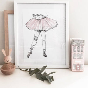 Tendu Ballet Print - Little Oak + Co