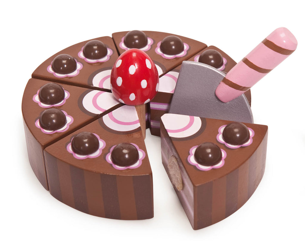 Chocolate Gateau Cake - Le Toy Van - Little Oak + Co