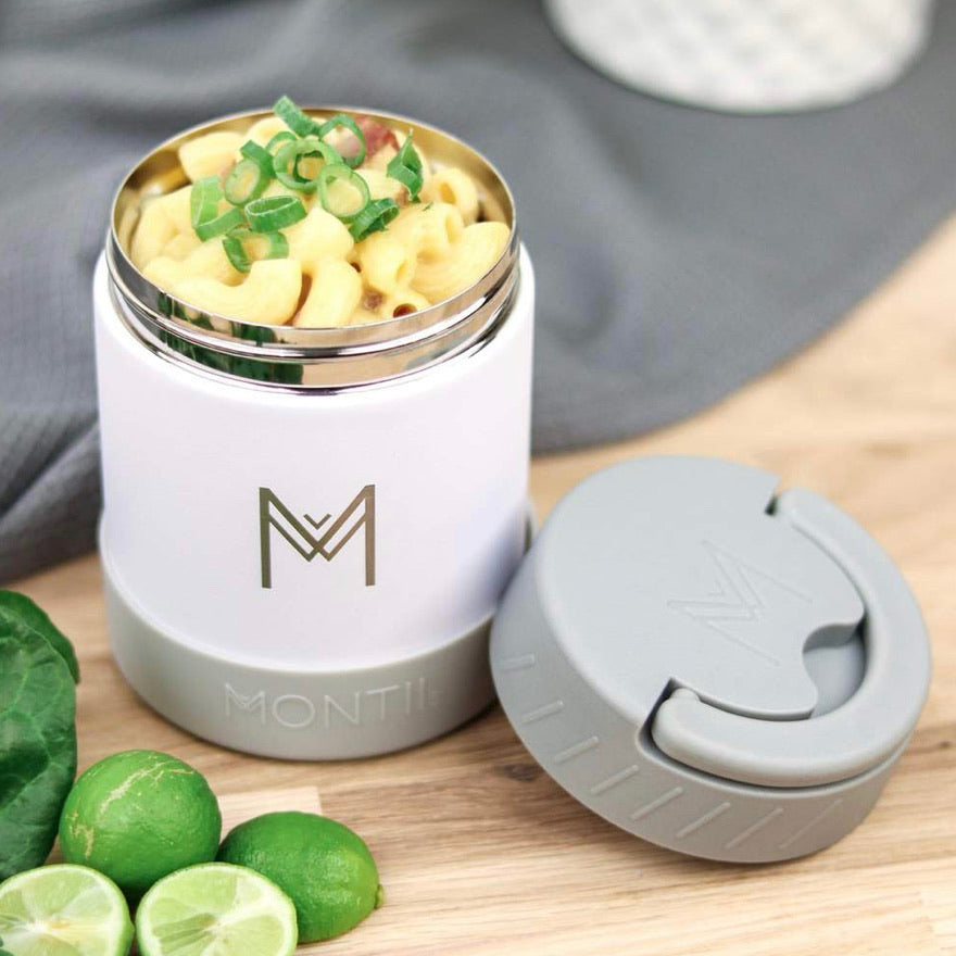 MontiiCo Insulated Food Jar - White