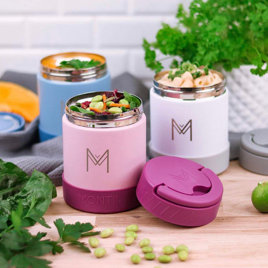 MontiiCo Insulated Food Jar - White